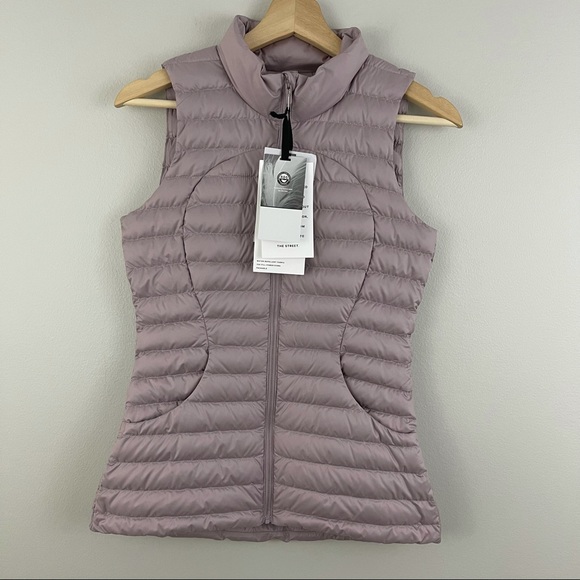 LULULEMON Mauve Blush Pink Pack It Down Vest Sz 2 NEW - Picture 2 of 16